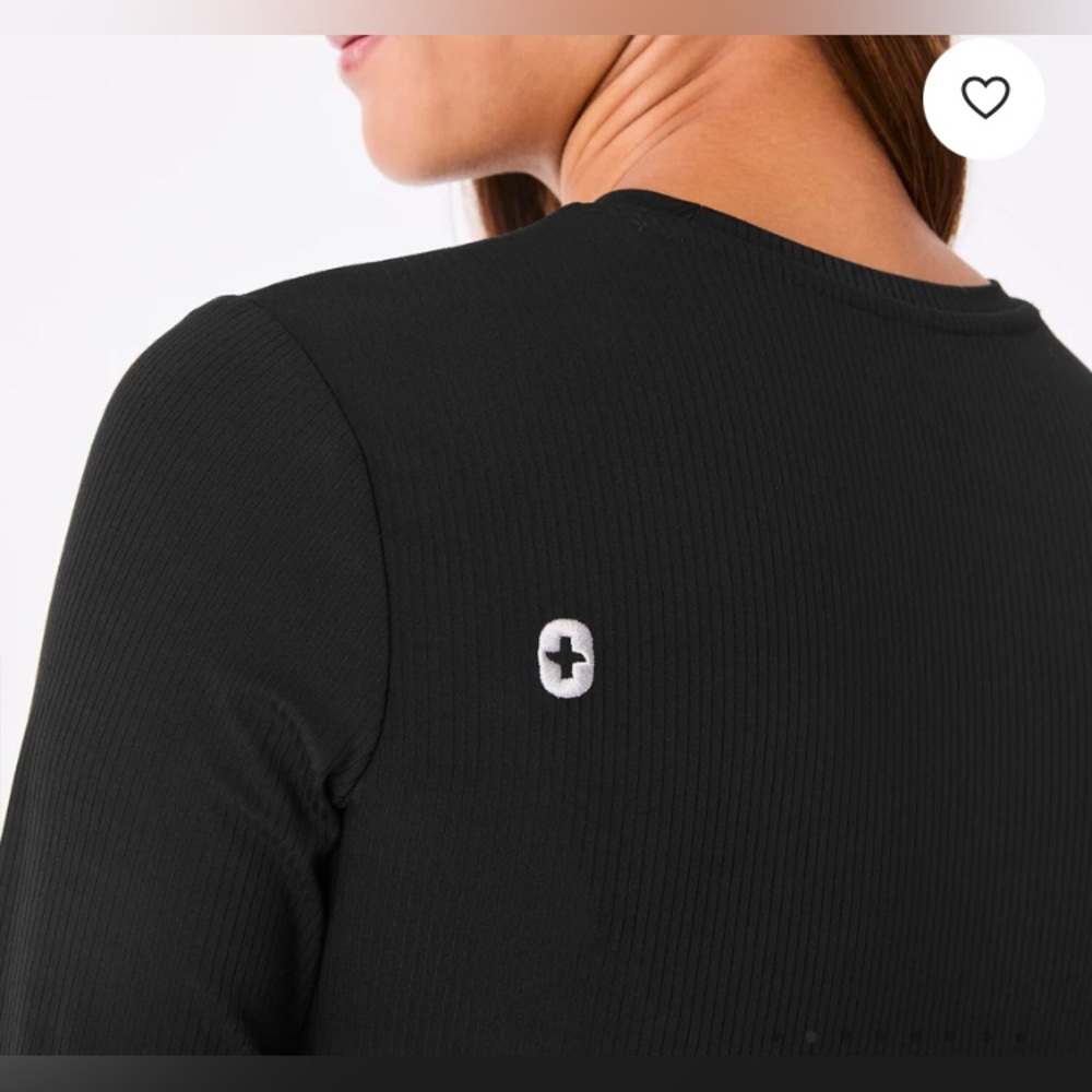 FIGS- Women’s Black Long-Sleeve Ribbed Underscrub
Top - Picture 4 of 5